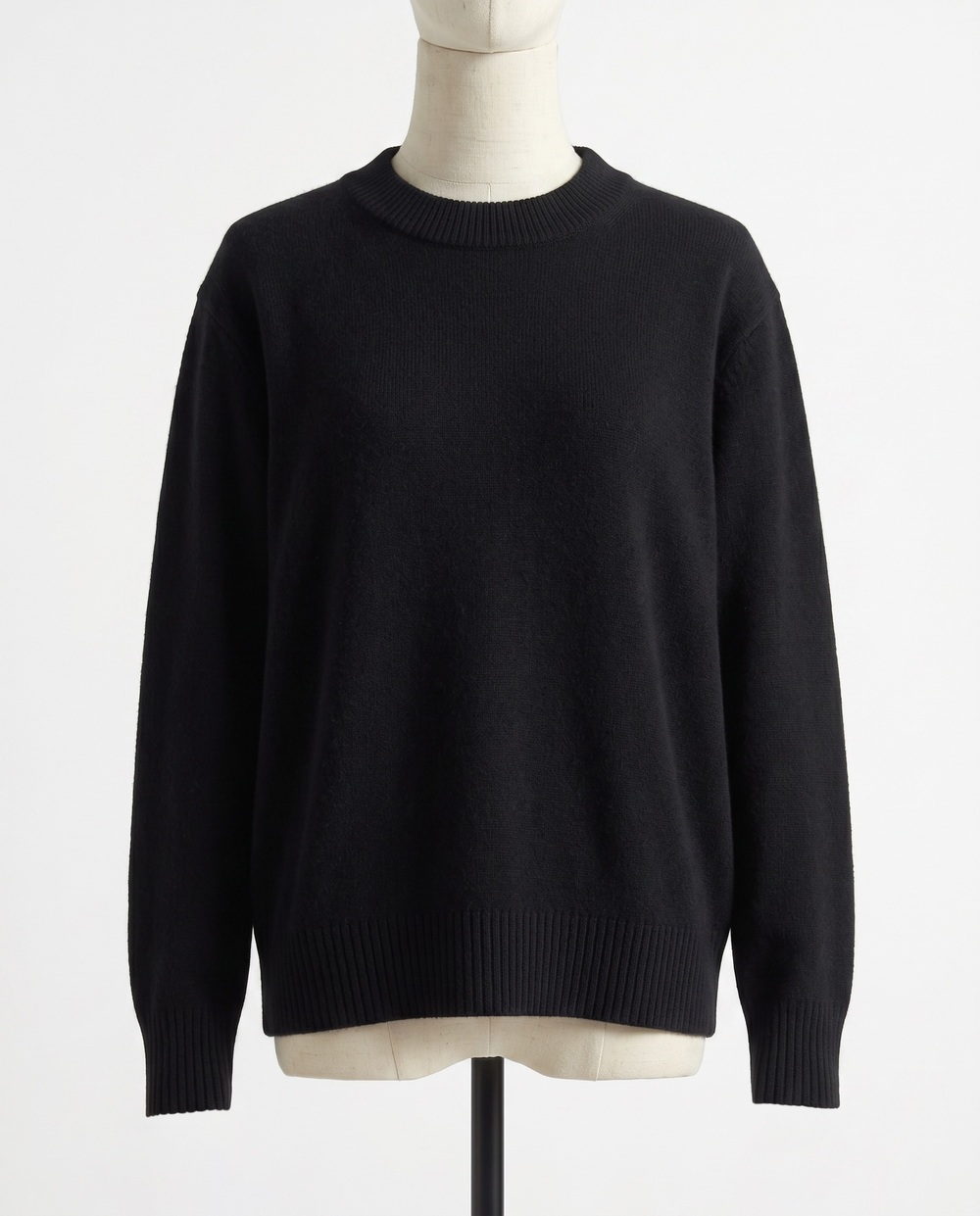 Mongolian Cashmere Oversized Crewneck Sweater